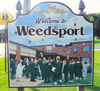 Weedsport Sign